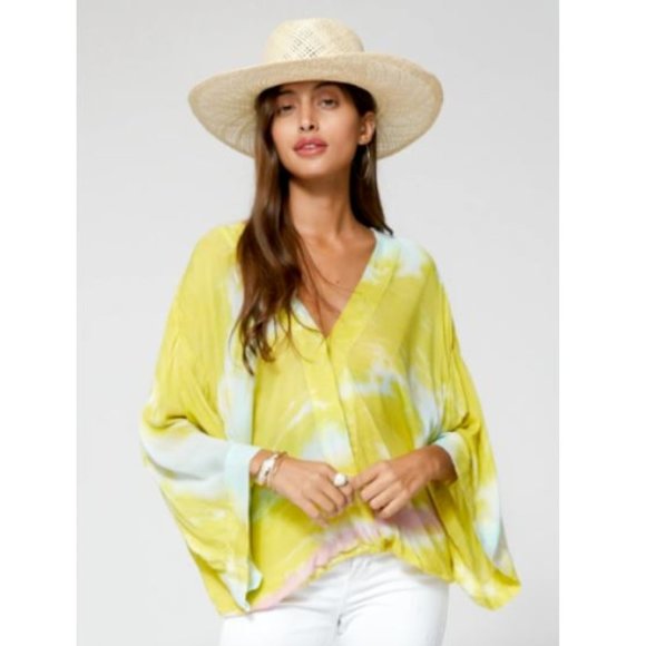 Young Fabulous & Broke Tops - YFB Young Fabulous & Broke BOHO Tia Top in Zest